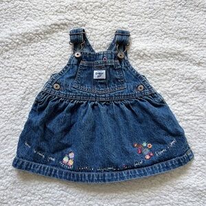 vintage oshkosh b’gosh overalls dress